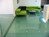 Glass floor